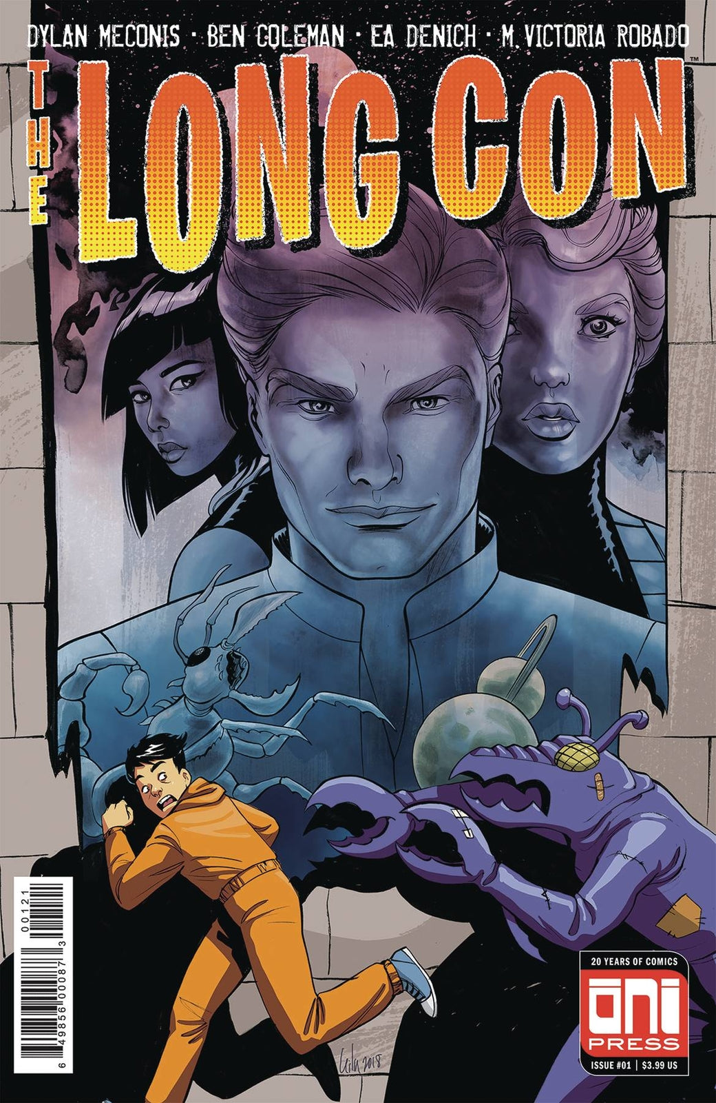 LONG CON #1 COVER B DEL DUCA VARIANT ONI PRESS INC. NM