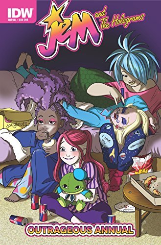 JEM THE HOLOGRAMS OUTRAGEOUS ANNUAL #1 SUBSCRIPTION COVER NM 1ST PRINT