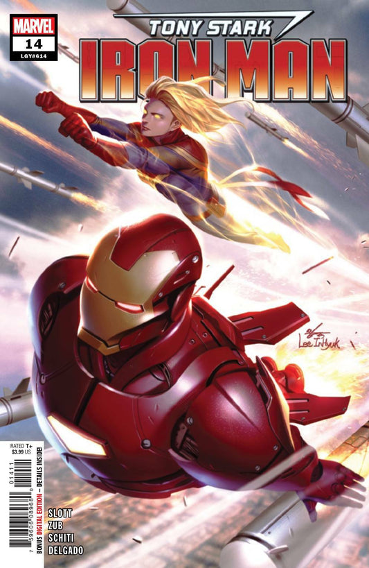 TONY STARK IRON MAN #14 MAIN COVER MARVEL NM 1ST PRINT 2019