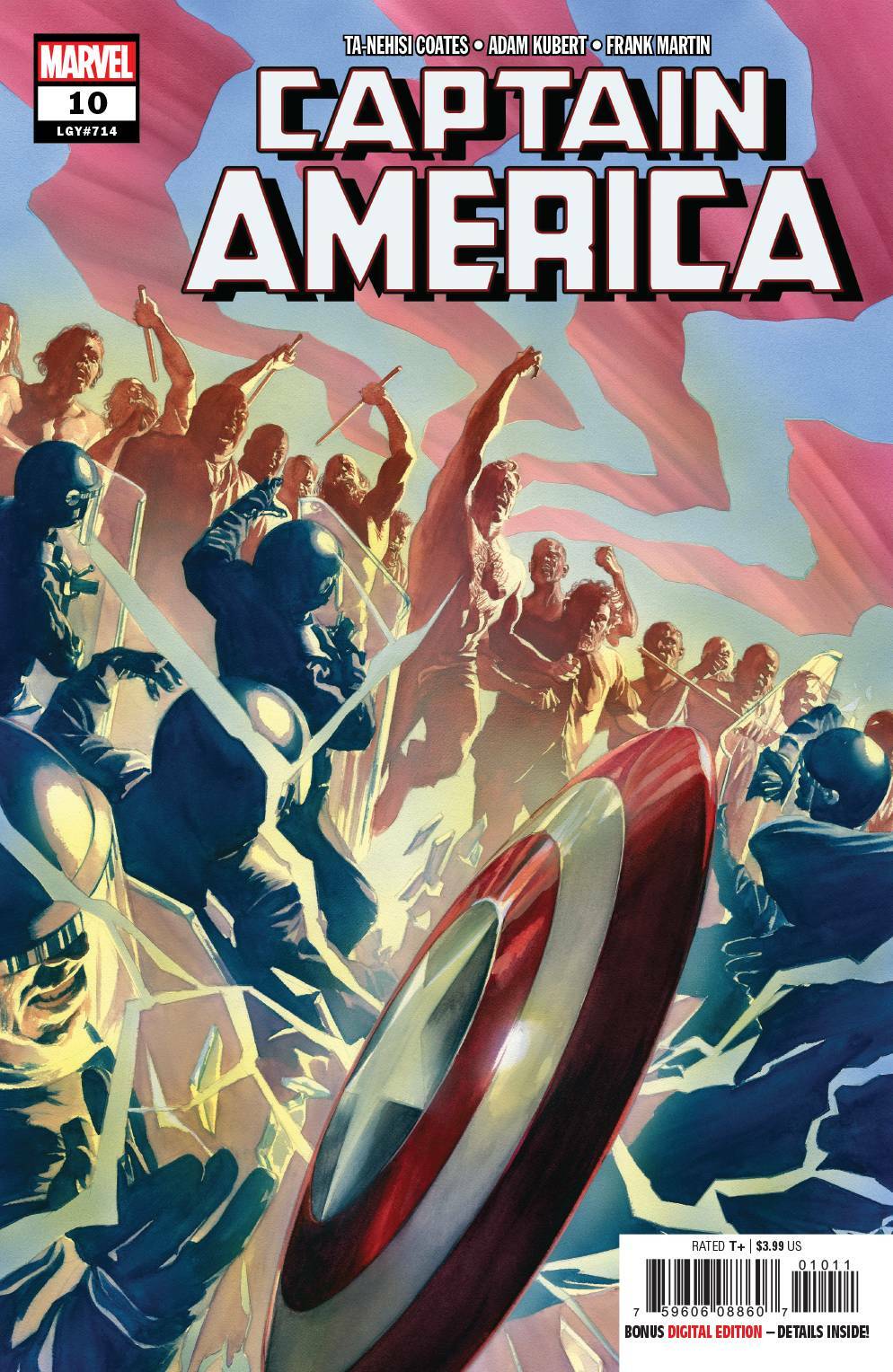 CAPTAIN AMERICA #10 MAIN COVER MARVEL NM 1ST PRINT 2019
