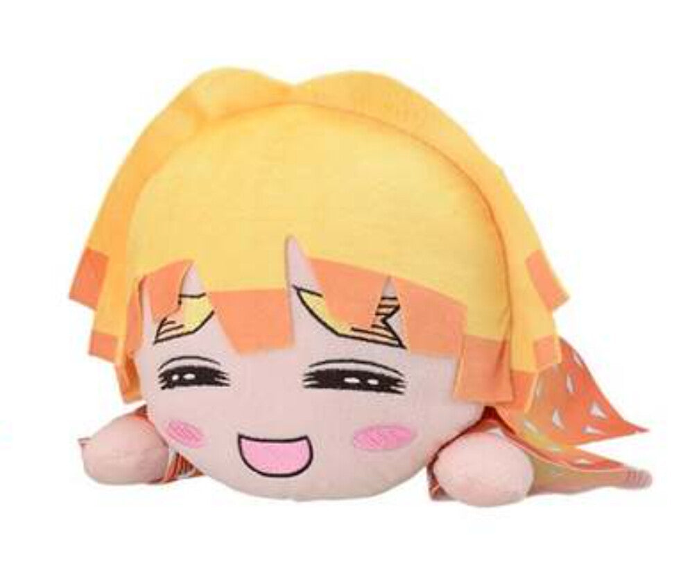 DEMON SLAYER KIMETSU ZENITSU LAY DOWN PLUSH LARGE SIZE 12" 2 styles YOU PICK!