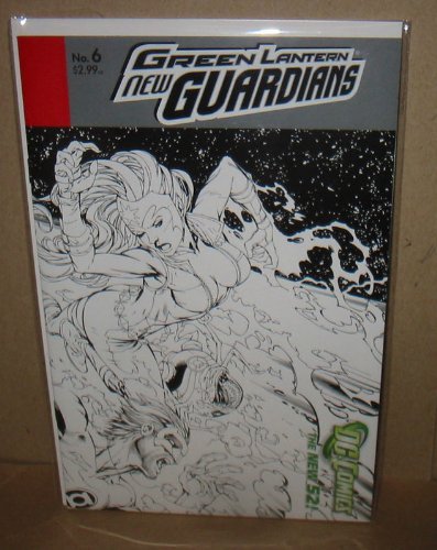 GREEN LANTERN NEW GUARDIANS #6 SKETCH VARIANT BEDARD NM 1ST PRINT