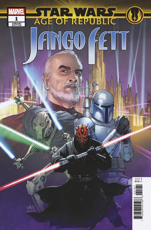 STAR WARS AOR JANGO FETT #1 YU VILLAINS VARIANT MARVEL NM 1ST PRINT 2019