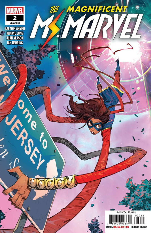 MAGNIFICENT MS MARVEL #2 MAIN COVER MARVEL COMICS NM 1ST PRINT 2019