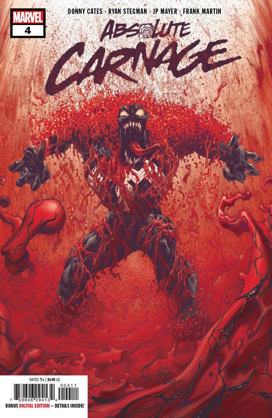 ABSOLUTE CARNAGE #4 MAIN COVER STEGMAN MARVEL NM 1ST PRINT 2019