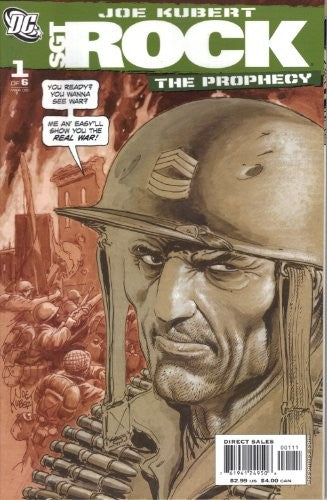 JOE KUBERT'S SGT. ROCK: THE PROPHECY #1 (VARIANT COVER) JOE KUBERT NM 1ST PRINT