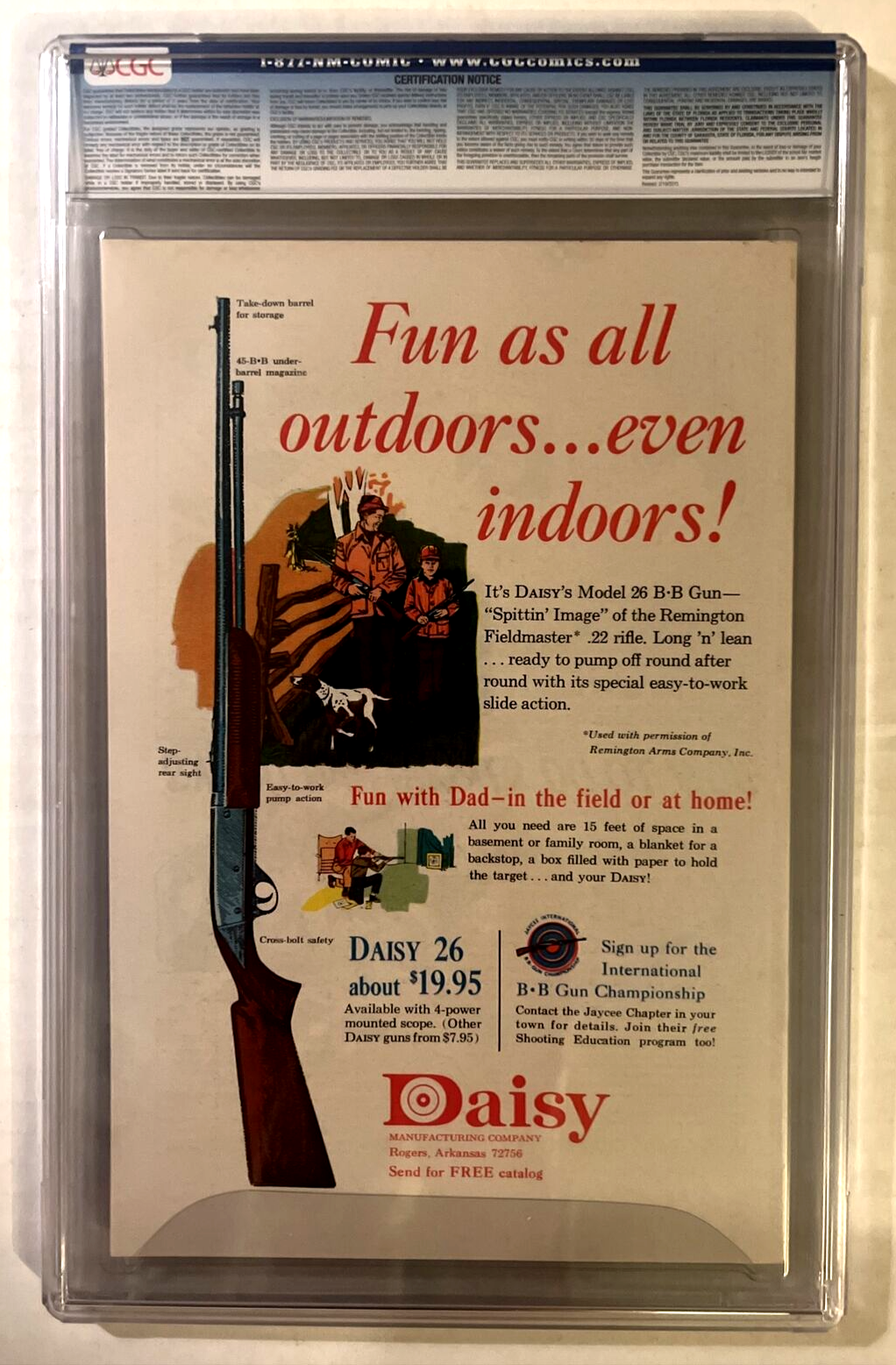 SUPERBOY #140 CGC 9.2 DC 1967 CURT SWAN COVER SILVER AGE