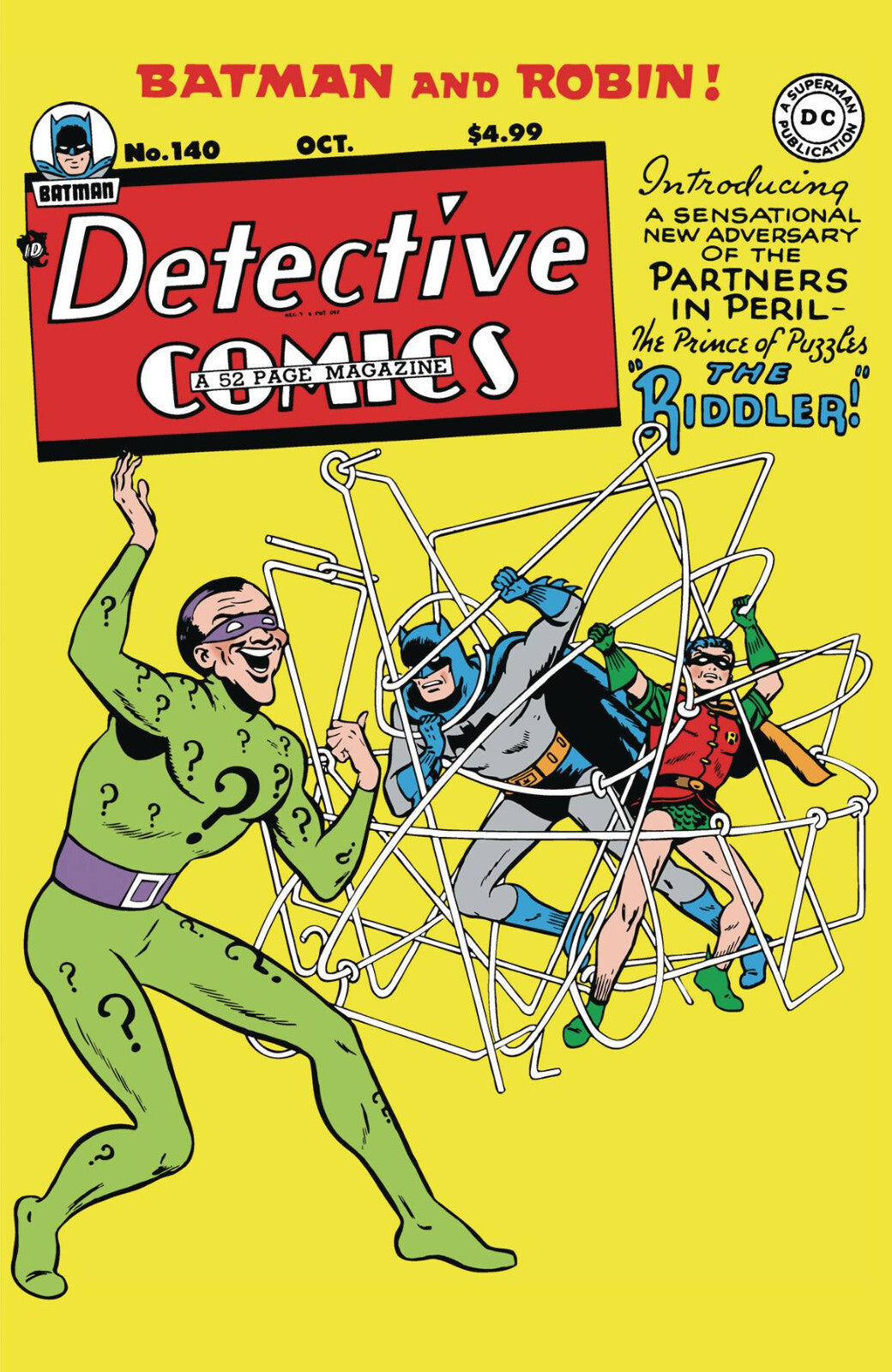 DETECTIVE COMICS #140 NM FACSIMILE MAIN COVER DC COMICS 2023