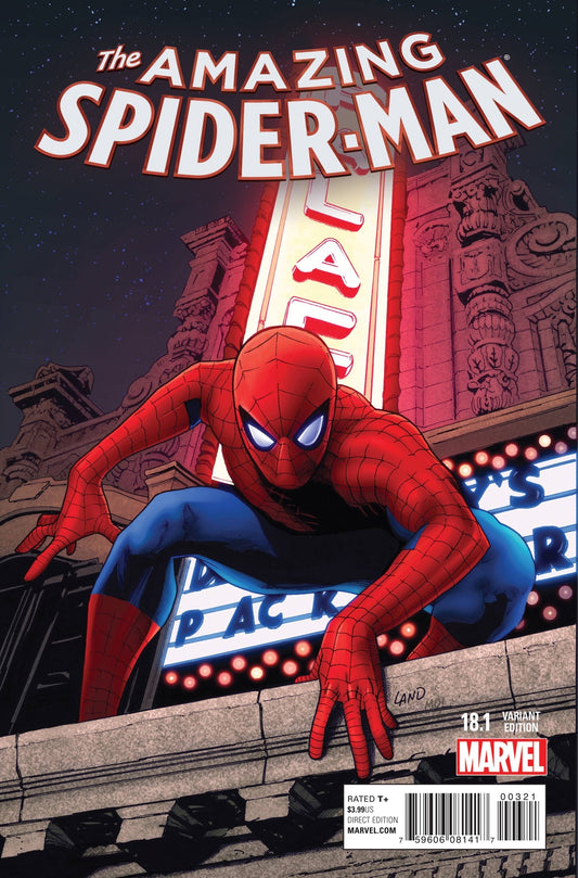 AMAZING SPIDER-MAN #18.1 LAND VARIANT 2015 NM