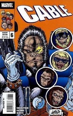 CABLE #6 MONKEY VARIANT SWIERCZYNSK1 MARVEL NM 1st PRINT