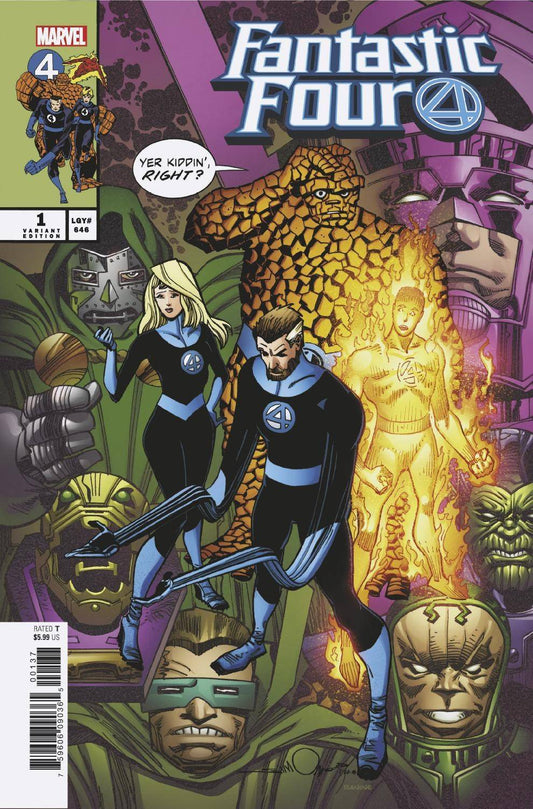 FANTASTIC FOUR #1 SIMONSON VARIANT MARVEL NM