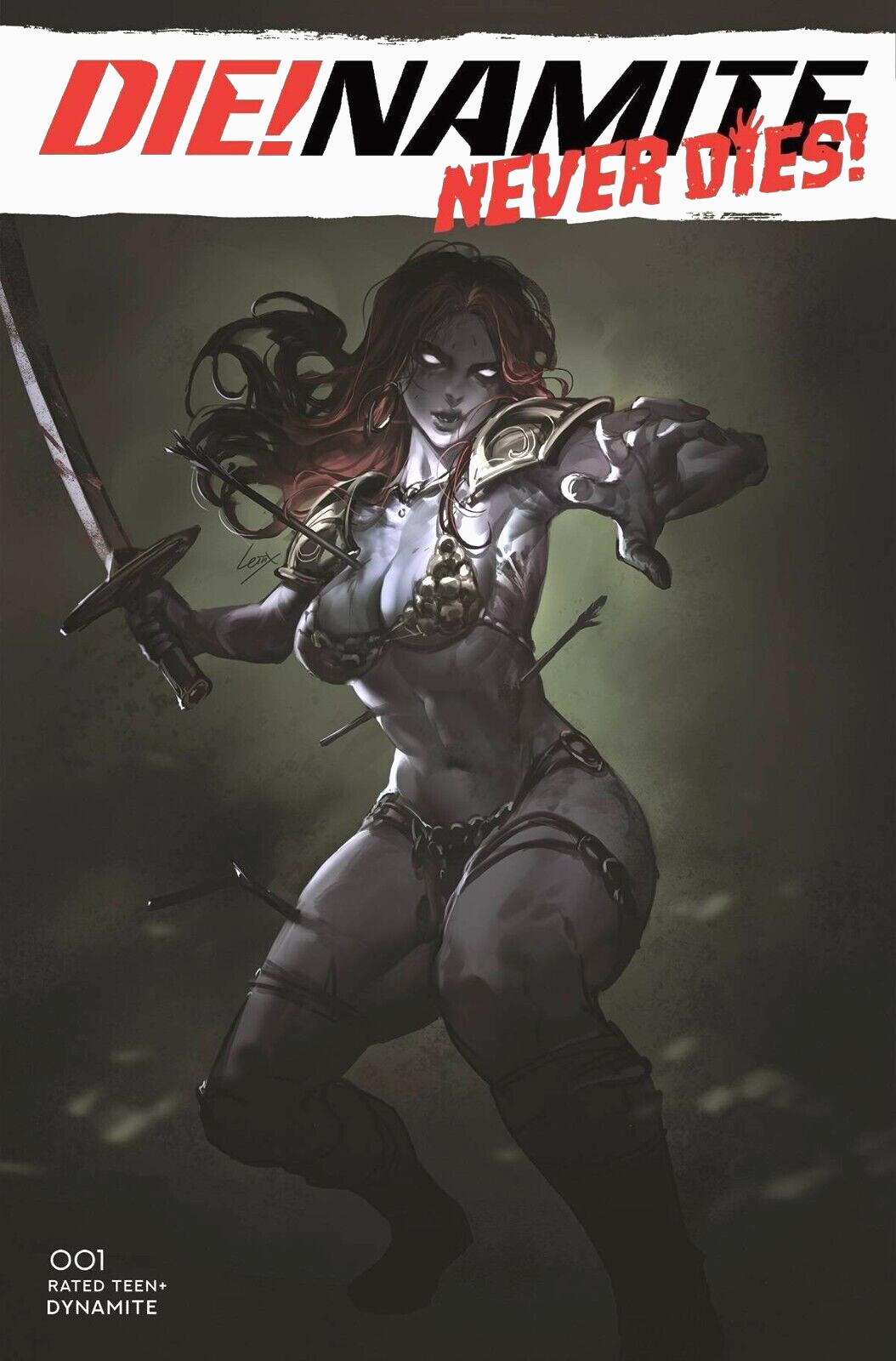 DIE!NAMITE NEVER DIES #1 BONUS COVER D LEIRIX 2022 DYNAMITE VF/NM