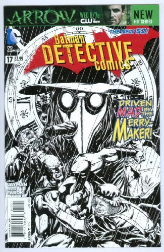 DETECTIVE COMICS #17 JASON FABOK SKETCH VARIANT JOHN LAYMAN NM 1ST PRINT