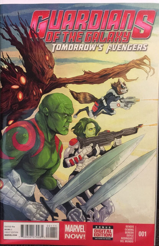 GUARDIANS OF THE GALAXY TOMORROW'S AVENGERS #1 BRIAN BENDIS MARVEL COMICS NM
