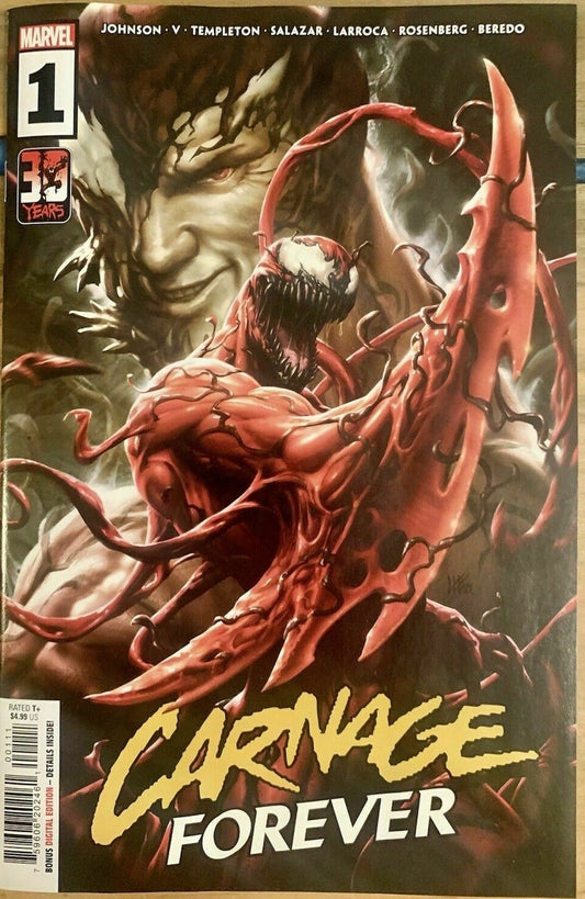 CARNAGE FOREVER #1 MAIN COVER MARVEL NM 1ST PRINT 2022 SPIDERMAN
