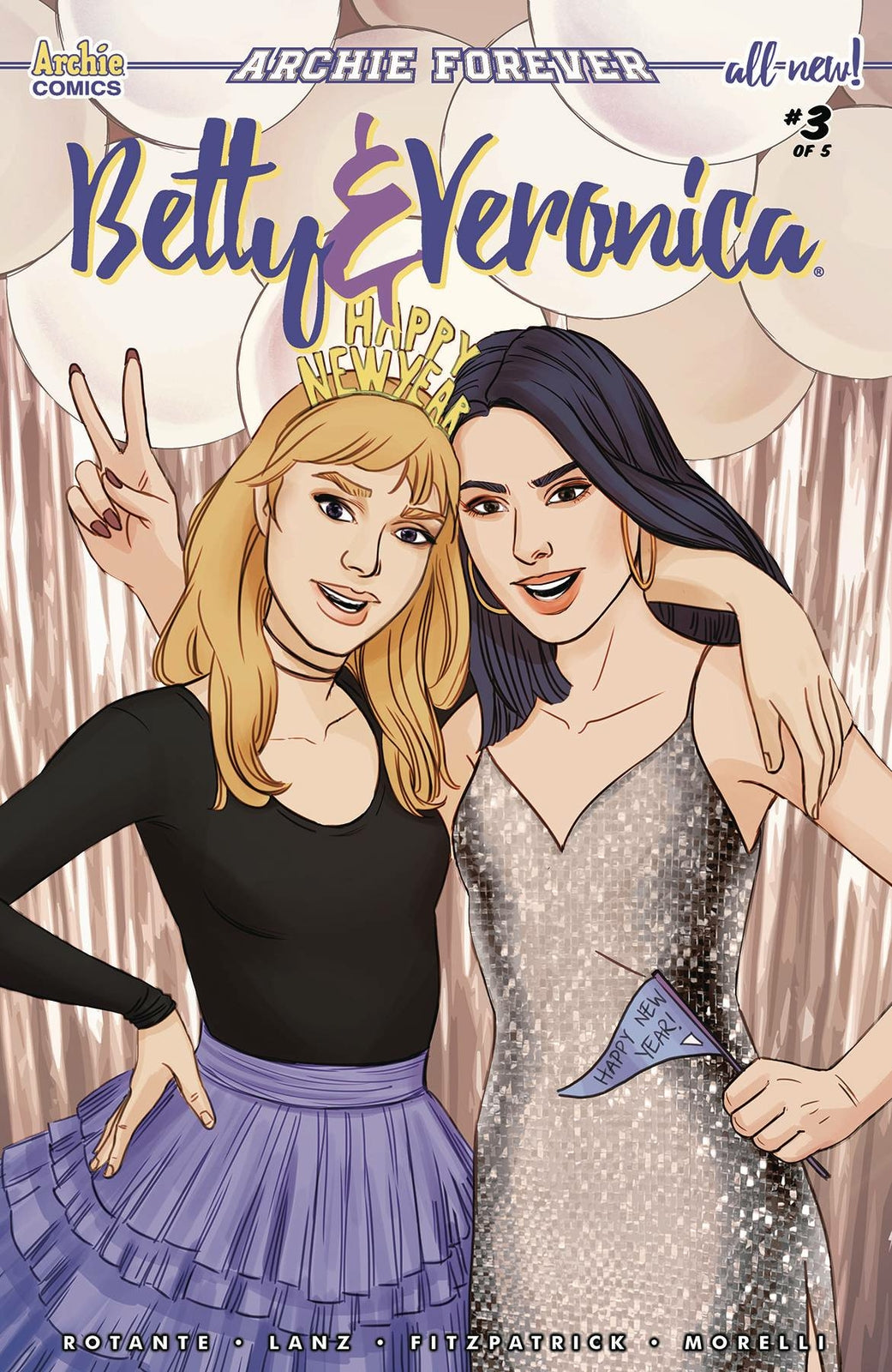 BETTY & VERONICA #3 COVER A LANZ ARCHIE NM 1ST PRINT 2019