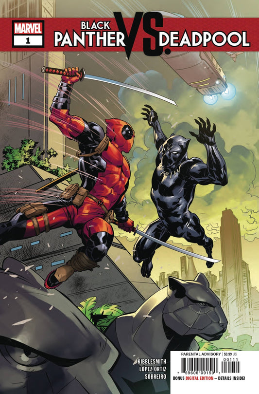 BLACK PANTHER VS DEADPOOL #1 MARVEL NM FIRST PRINT 2018