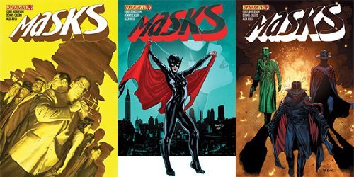 MASKS #4 (COVER CHOSEN RANDOMLY) CHRIS ROBERSON NM 1ST PRINT