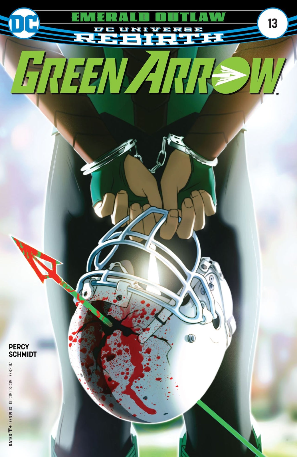 GREEN ARROW #13 MAIN COVER REBIRTH DC NM
