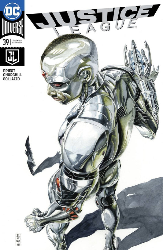 JUSTICE LEAGUE #39 REBIRTH VARIANT COVER NM 1ST PRINT DC 2018