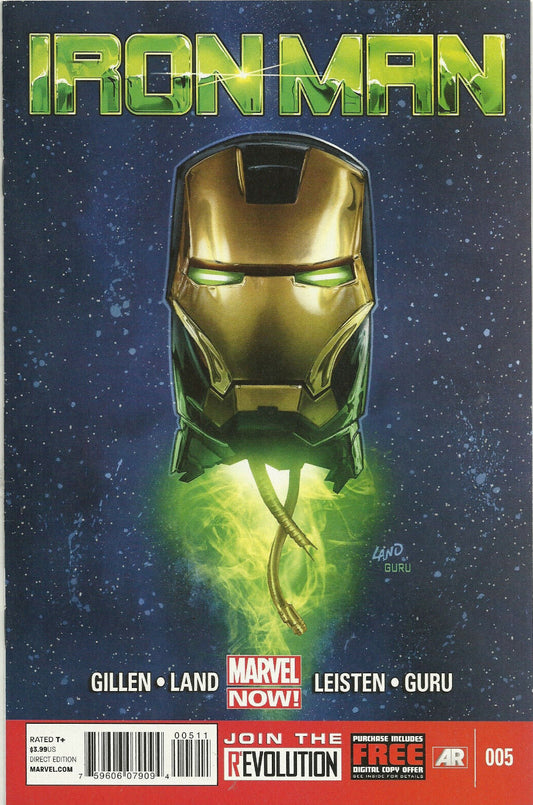IRON MAN #5 MARVEL COMICS 2013 NM KIERON GILLEN GREG LAND