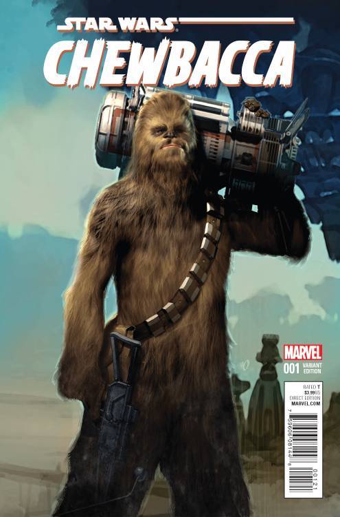 STAR WARS CHEWBACCA #1 MARVEL 1:25 OLIVETTI VARIANT NM FIRST PRINT 2017