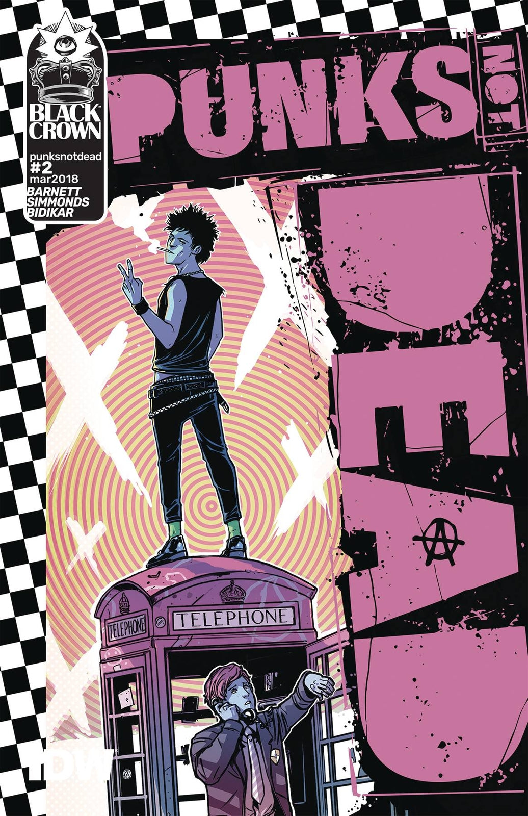 PUNKS NOT DEAD #2 COVER B WIJNGAARD IDW NM