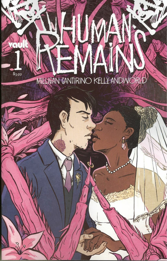 HUMAN REMAINS #1 COVER A CANTIRINO NM VAULT 2021 1st PRINT