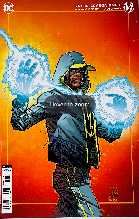 STATIC SEASON ONE #1 1:25 DENYS COWAN VARIANT DC MILESTONE