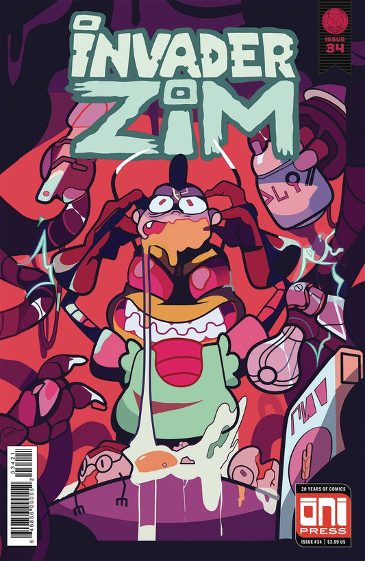 INVADER ZIM #34 CVR B MOSLEY VARIANT ONI PRESS NM FIRST PRINT 2018