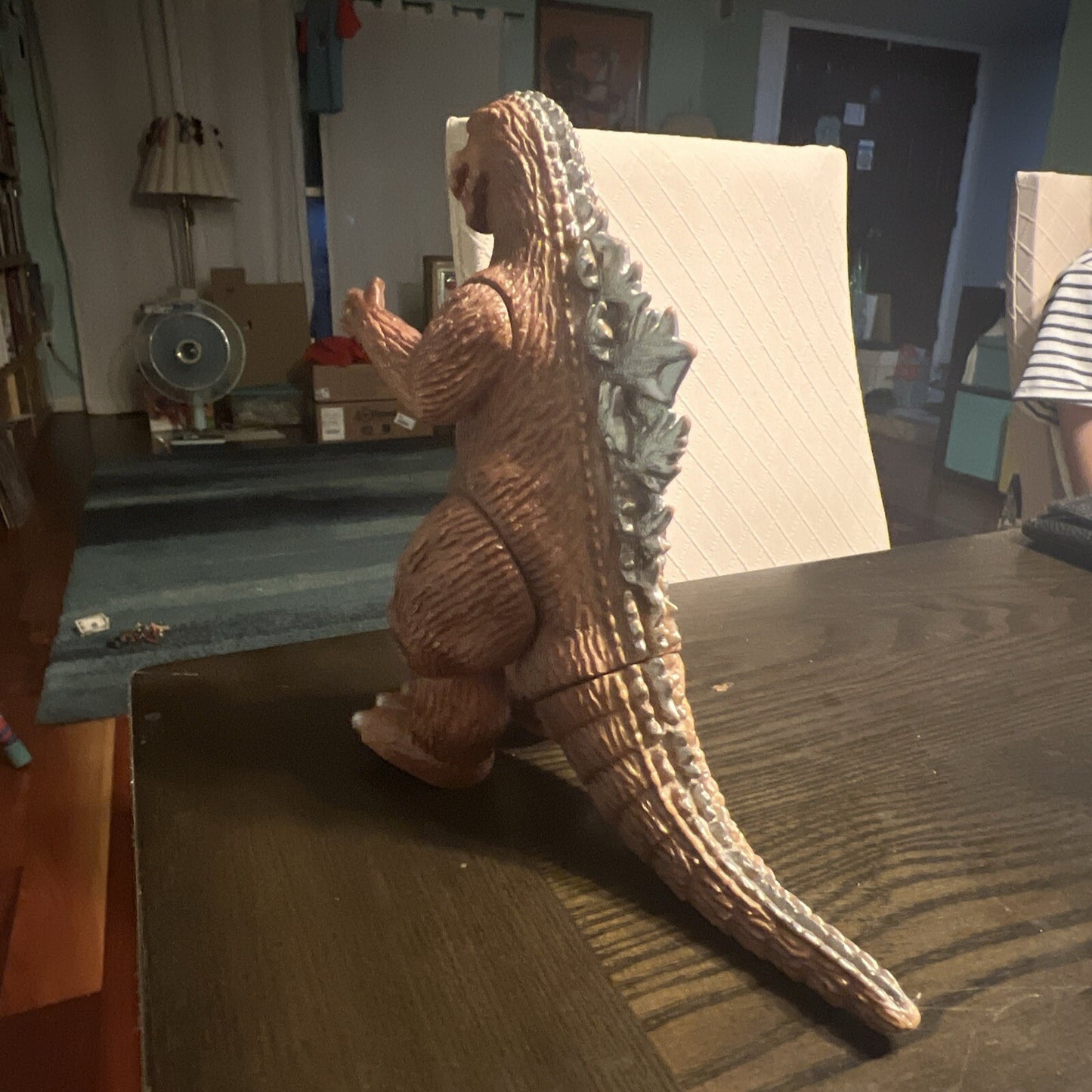 GODZILLA KAIJU MARMIT EARTHTONE BROWN VINYL 2004 USA SELLER 8.75" HIGH