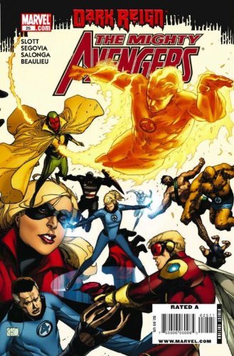MIGHTY AVENGERS #25 FANTASTIC FOUR APPEARANCE MARVEL COMICS NM 1ST PRINT