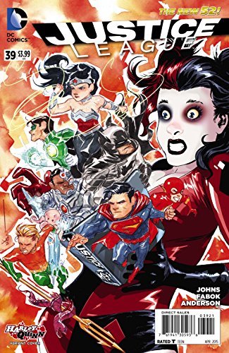 JUSTICE LEAGUE #39 (HARLEY QUINN VARIANT) NM 1ST PRINT