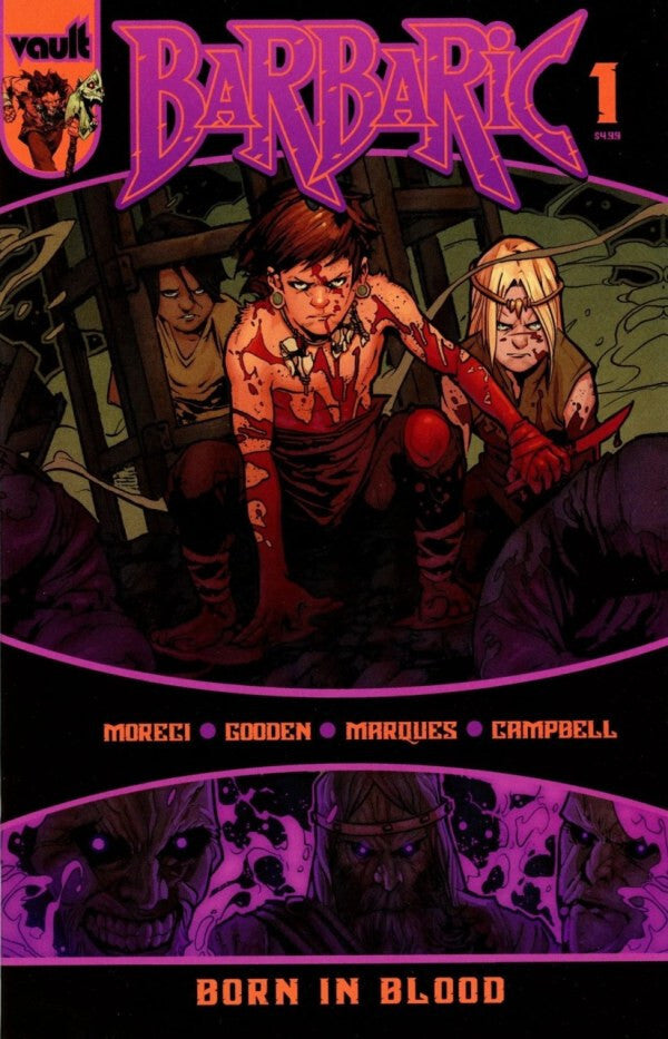 BARBARIC: BORN IN BLOOD #1 MAIN COVER VAULT 2024