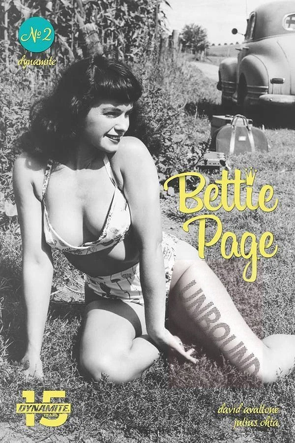 BETTIE PAGE UNBOUND #2 COVER E PHOTO DYNAMITE NM 1ST PRINT 2019