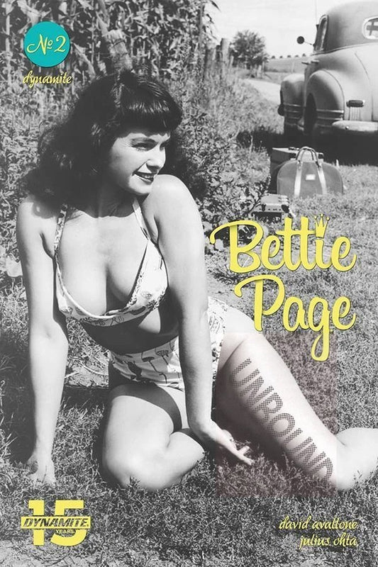 BETTIE PAGE UNBOUND #2 COVER E PHOTO DYNAMITE NM 1ST PRINT 2019