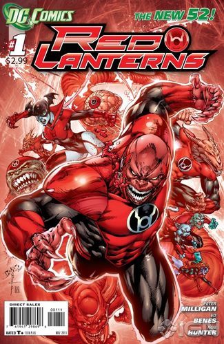 RED LANTERNS #1 DC NEW 52 2011 PETER MILLIGAN ED BENES NM