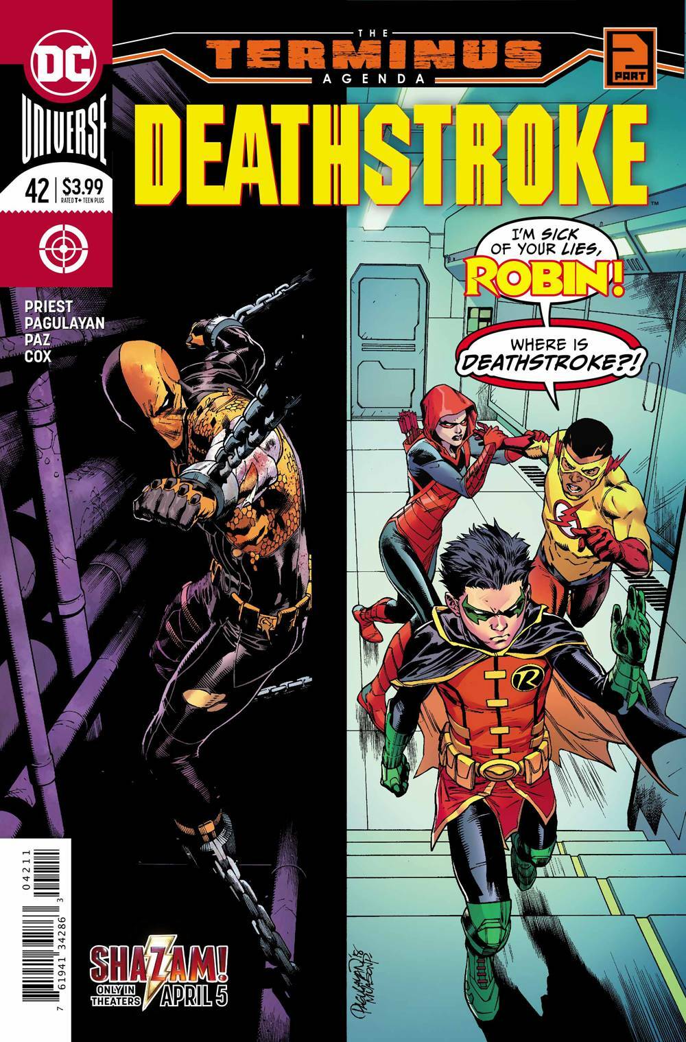 DEATHSTROKE #42 TERMINUS AGENDA MAIN COVER DC NM 1ST PRINT 2019
