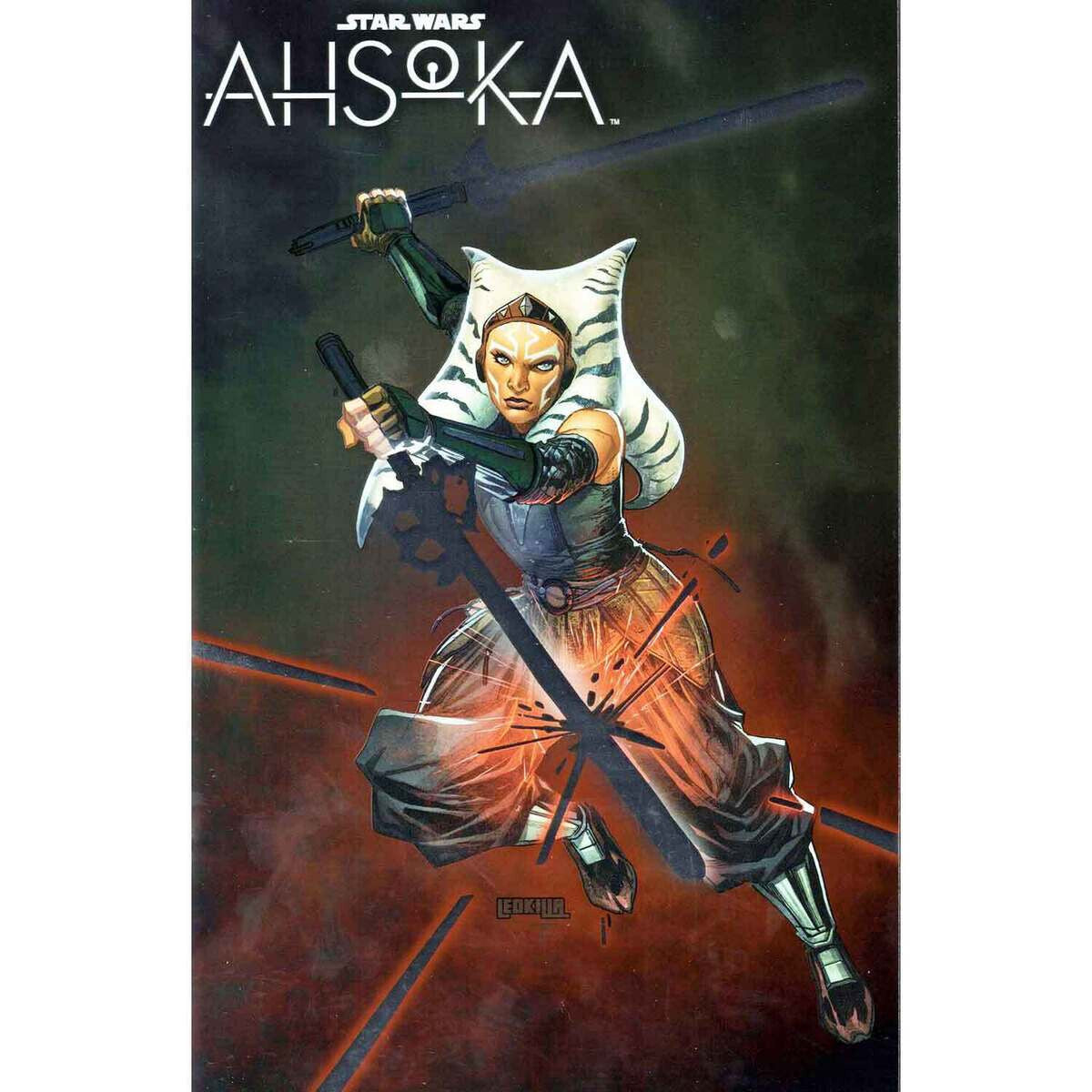 STAR WARS AHSOKA #1 NM 1ST PRINT LASHLEY FOIL VARIANT MARVEL COMICS 2024