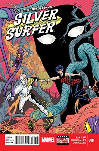 SILVER SURFER #8 DAN SLOTT AND MIKE ALLRED NM 1ST PRINT