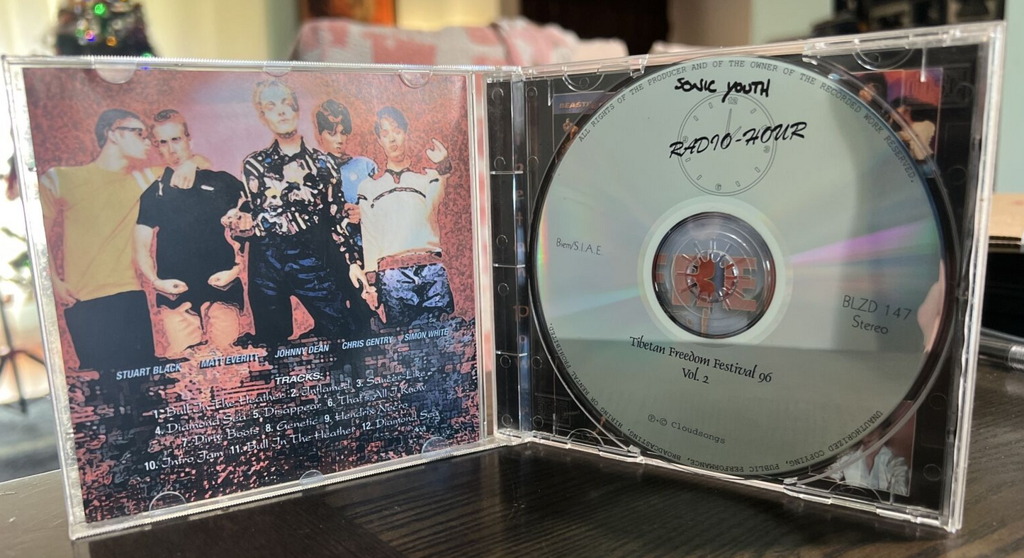 SONIC YOUTH TIBETAN POWER USED CD IN GOOD/VERY-GOOD CONDITION