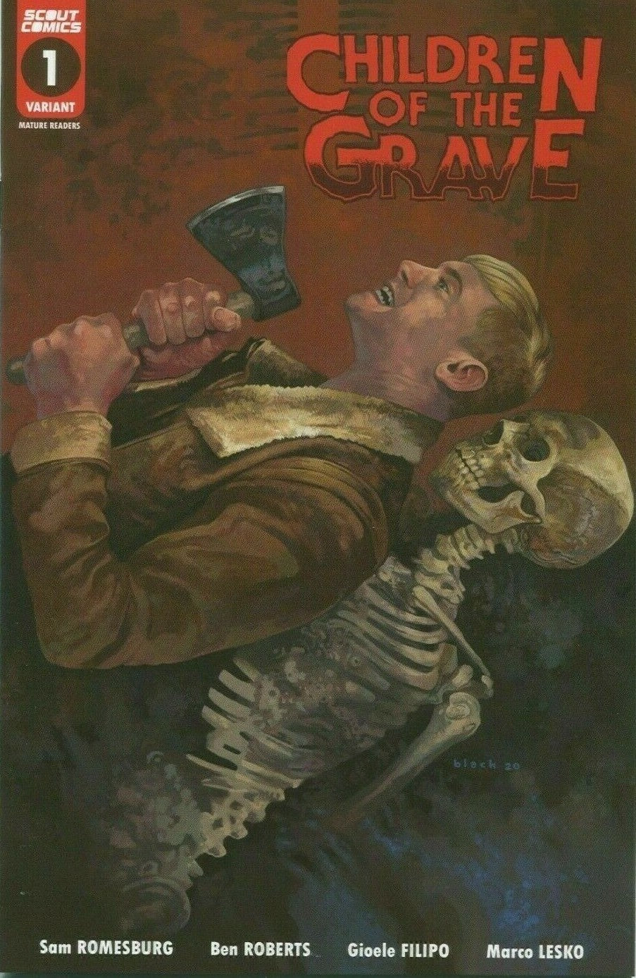 CHILDRENOF THE GRAVE #1 STEVEN BLACK VARIANT 1st PRINT SCOUT COMICS