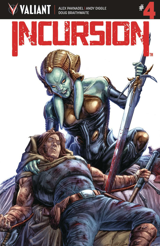 INCURSION #4 COVER A BRAITHWAITE VALIANT NM 1ST PRINT 2019