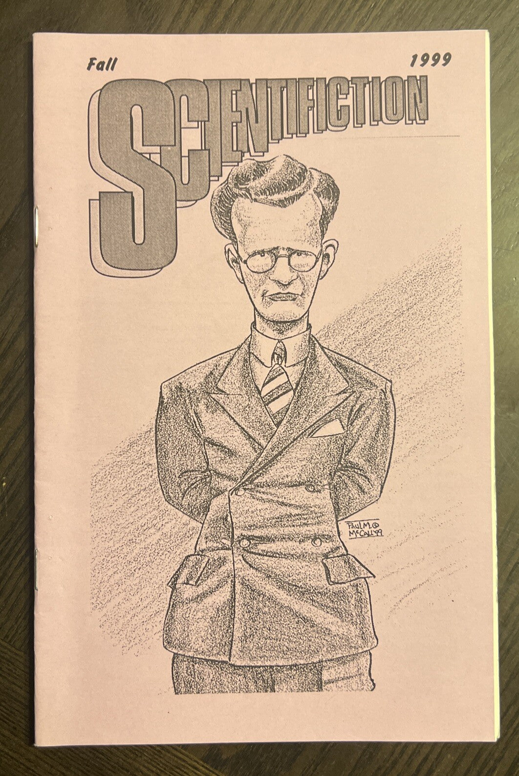 SCIENTIFICTION SCIENCE FICTION FANZINE FALL 1999 RAY BEAM MARK SCHULZINGER