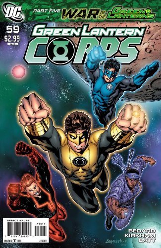 GREEN LANTERN CORPS #59 WAR OF THE GREEN LANTERNS NM 1ST PRINT