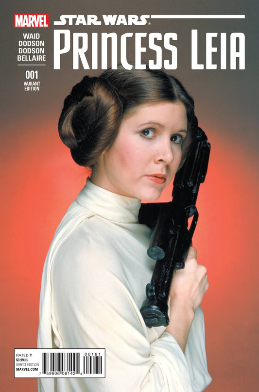 STAR WARS  PRINCESS LEIA #1 PHOTO VARIANT 1:15 MARVEL NM