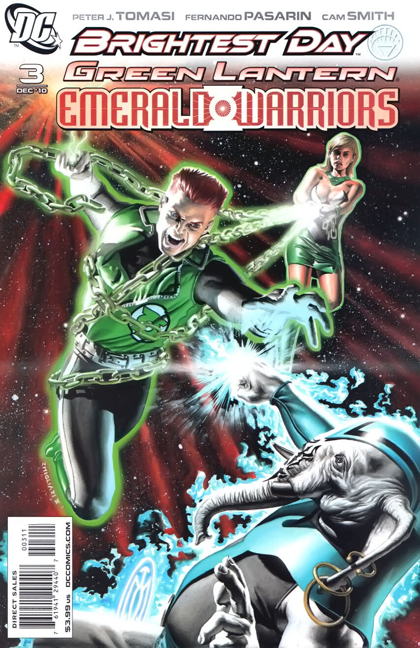 BRIGHTEST DAY GREEN LANTERN EMERALD WARRIORS #3 TOMASI NM 1ST PRINT DC 2010