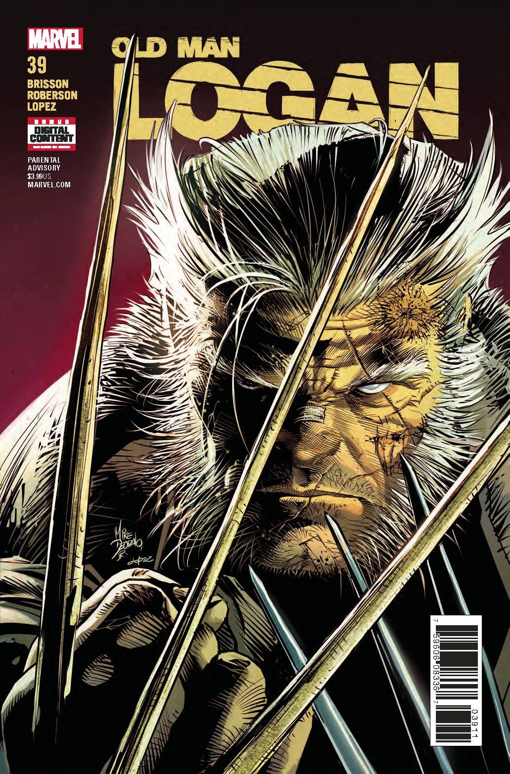 OLD MAN LOGAN #39 LEG MARVEL NM FIRST PRINT 2018