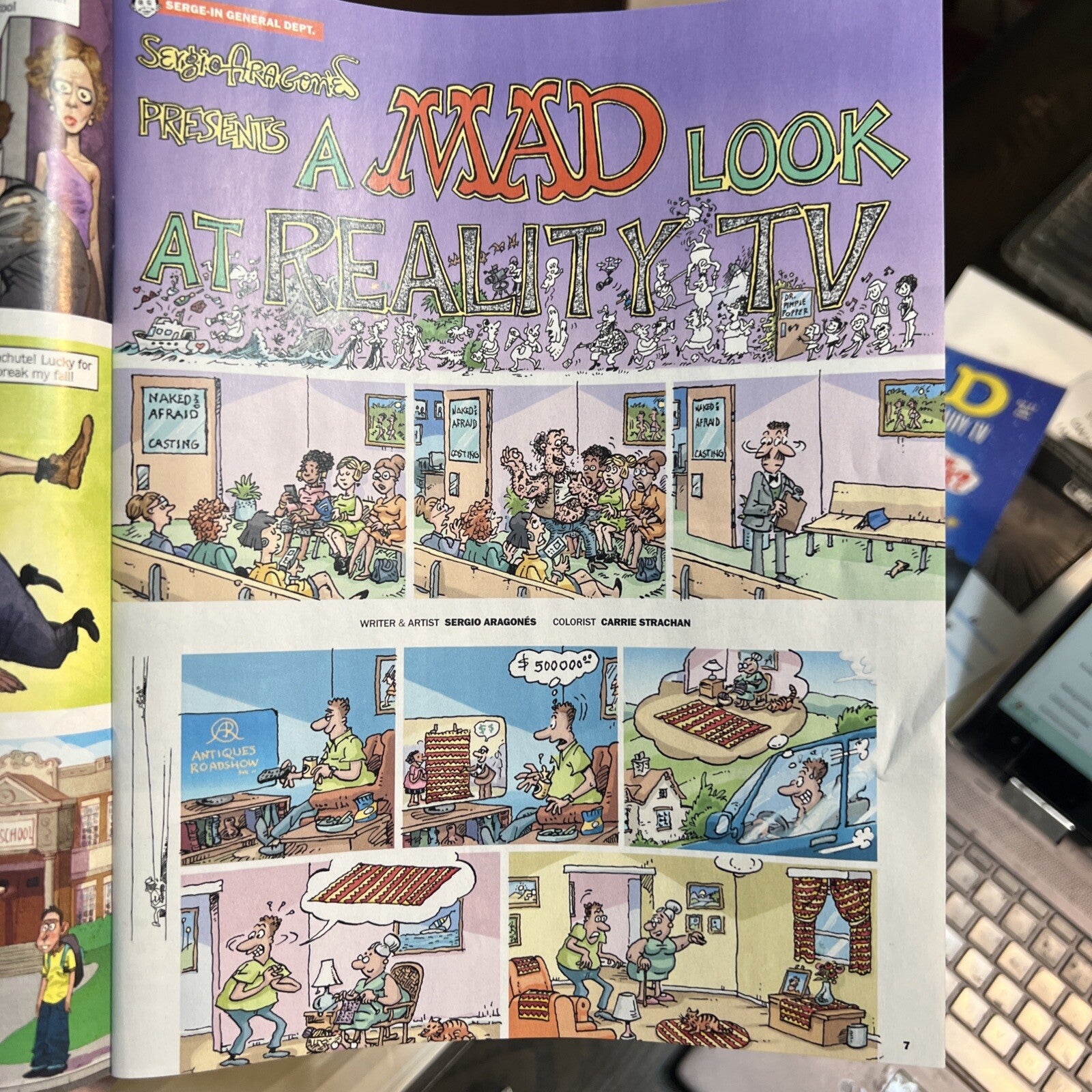 MAD MAGAZINE #43 JUNE 2025 12 PAGES NEW MATERIAL REALITY TV TRUMP APPRENTICE