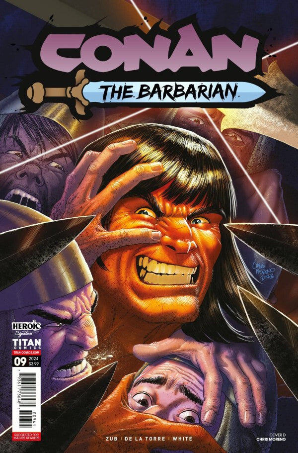 CONAN THE BARBARIAN #9 NM 1ST PRINT MORENO VARIANT TITAN COMICS 2024